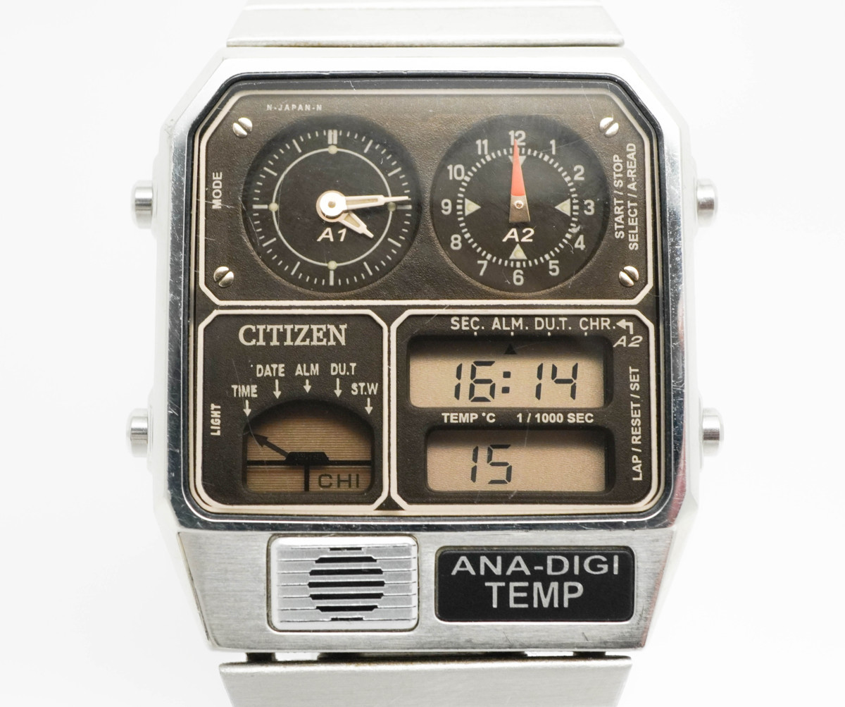 良品】CITIZEN シチズン ANA-DIGI TEMP 8989-S070864 TIcTac Limited 