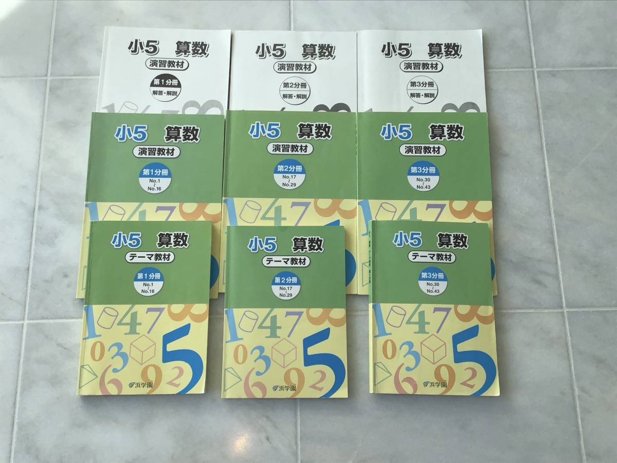 浜学園 算数 5年 テキスト 2018年度 浜学園 算数 テキスト 0 WU01-091 小