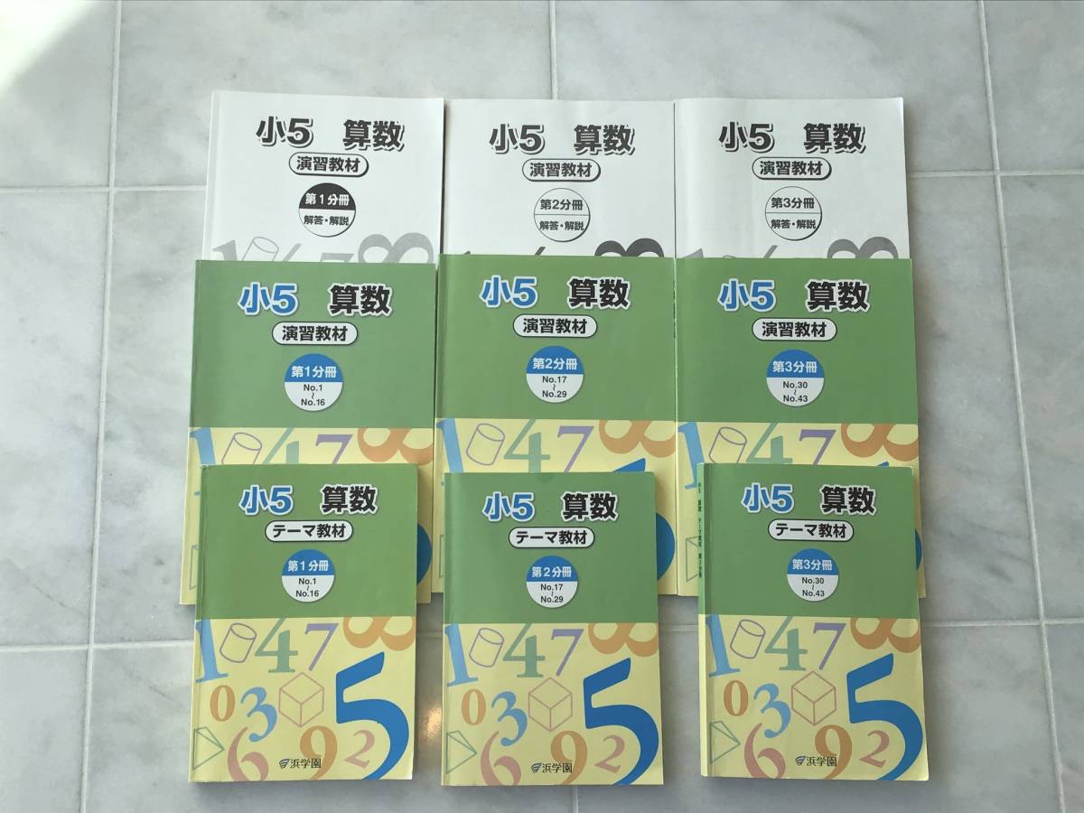 浜学園 算数 5年 テキスト 2018年度 浜学園 算数 テキスト 0 WU01-091 小