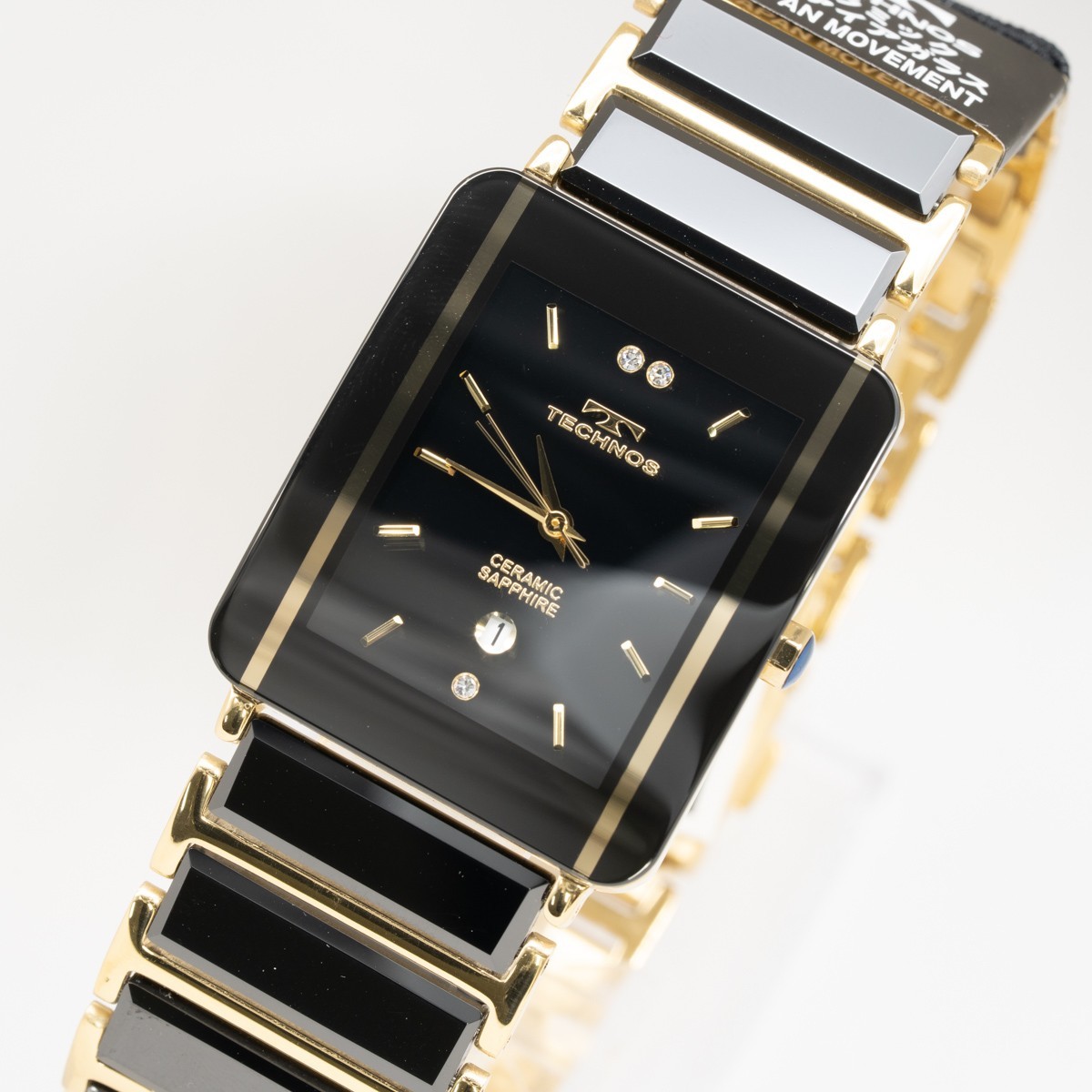 TECHNOS テクノス TSM903GB 腕時計 セラミック ゴールド 金 ステンレス 
