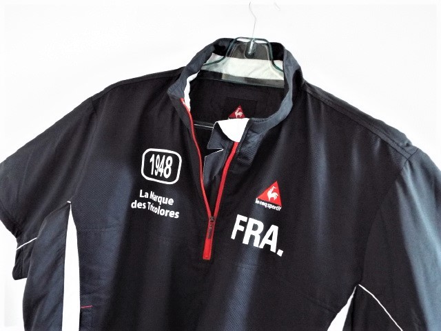 送料無料，格安 ルコックゴルフ Le coq sportif Golf / ハーフジップジャケット 半袖 中綿 HEATNAV 保温 撥水 / サイズL(ルコック)｜売買されたオークション情報、yahooの商品情報をアーカイブ公開 - オークファン ジャンパー、ジャケット