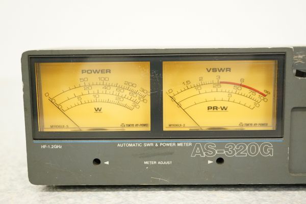 B659508N】東京ハイパワー　AS-320G 　HF-1.2GHz　　AUTO SWR & POWERMETER　SWR計 アマチュア無線 通電OK簡易動作済み_2