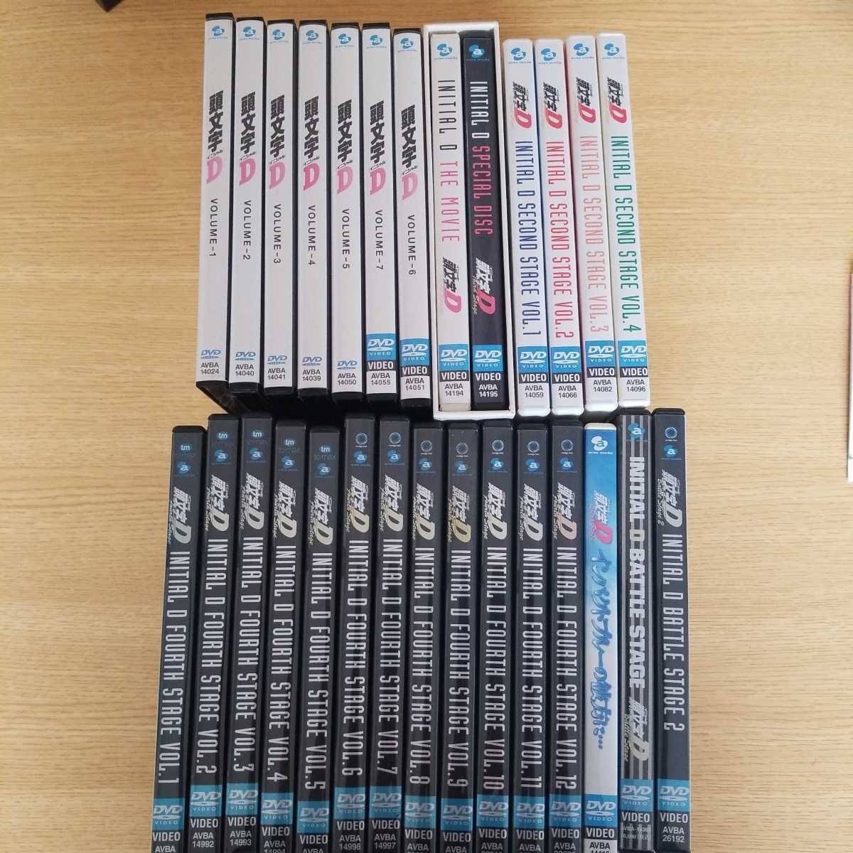 DVD 頭文字D SECOND,Third,インパクトブルー DVD 6点セット
