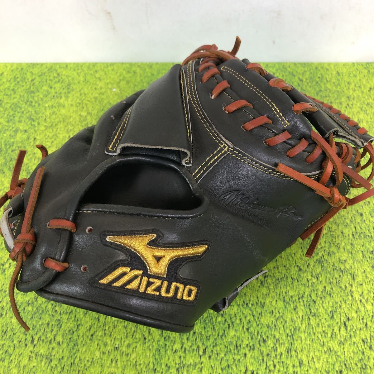  G-626 mizuno ミズノ mizunopro ミズノプロ 硬式 キャッチャーミット グラブ 品(捕手用)｜売買されたオークション情報、yahooの商品情報をアーカイブ公開 - オークファン 大人用
