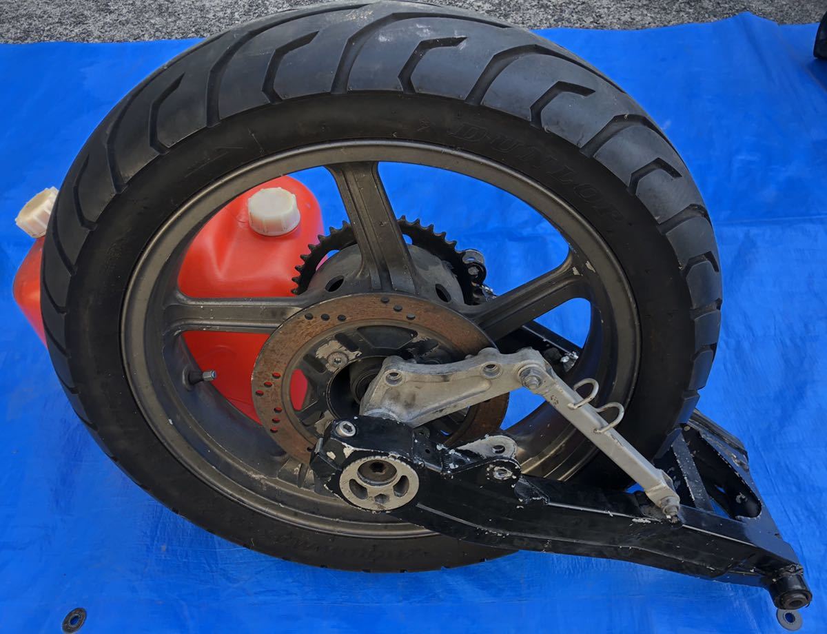 ゼファー400リアホイールセット Kawasaki 純正部品