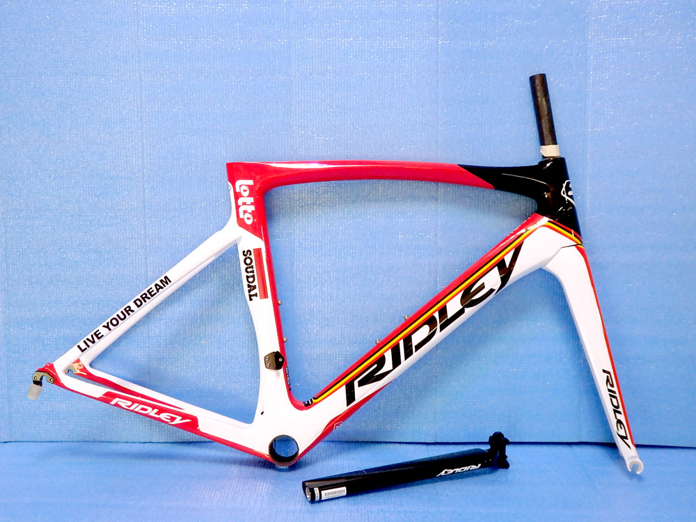  RIDLEY リドレー NOAH Lotte SOUDAL ノア カーボンロードフレーム(ロードバイク)｜売買されたオークション情報、yahooの商品情報をアーカイブ公開 - オークファン ロードバイク