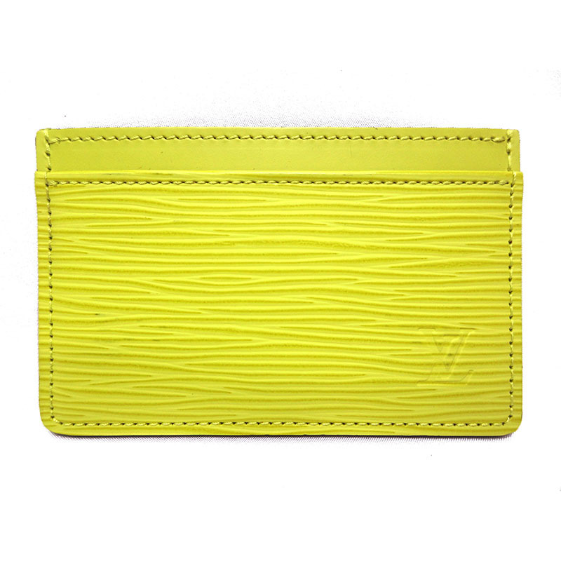 ルイ ヴィトン LOUIS VUITTON 男女OK エピ カードケース 定期入れ パス