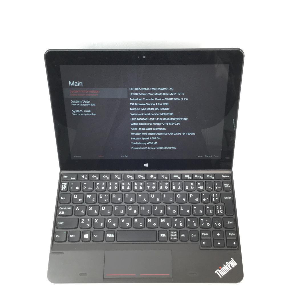  F2003-L-01-① Lenovo ThinkPad 10 1点 通電OK(Windows)｜売買されたオークション情報、yahooの商品情報をアーカイブ公開 - オークファン Windows