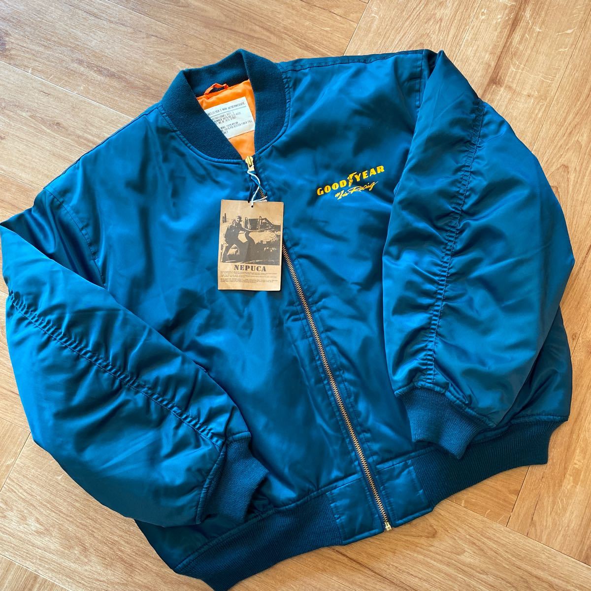 GOODYEAR RACING MA-1 フライトジャケット 未使用 美品 タグ付き 
