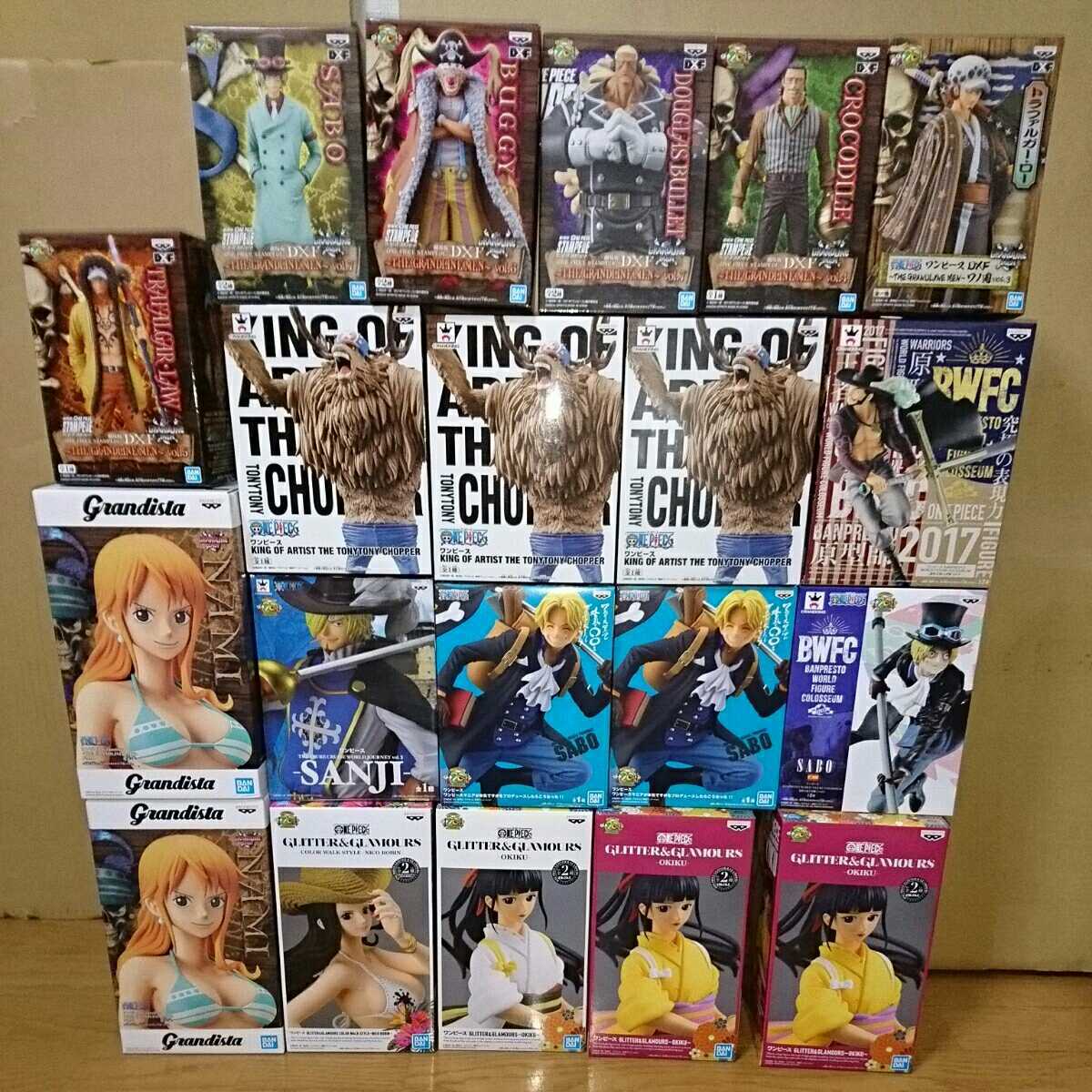 20体】ワンピース フィギュア セット プライズ まとめ売り Grandista 