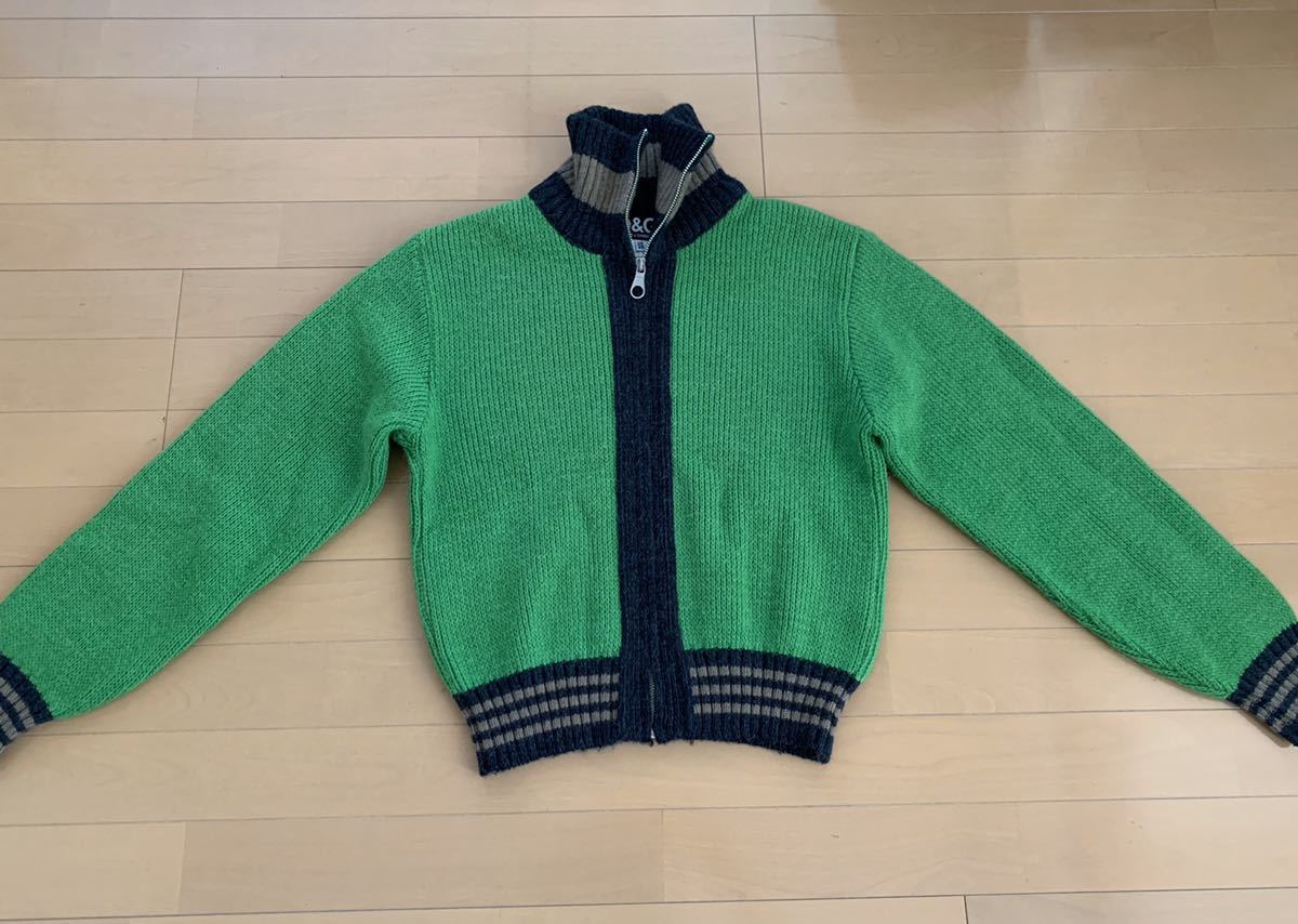 DOLCE&GABBANA D&G ジップアップ セーター ドルチェ&ガッバーナ