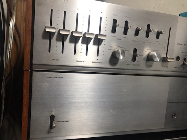 【Kencrft】ケンクラフト2台　「パワーアンプGM-820」「プリアンプGP-830]