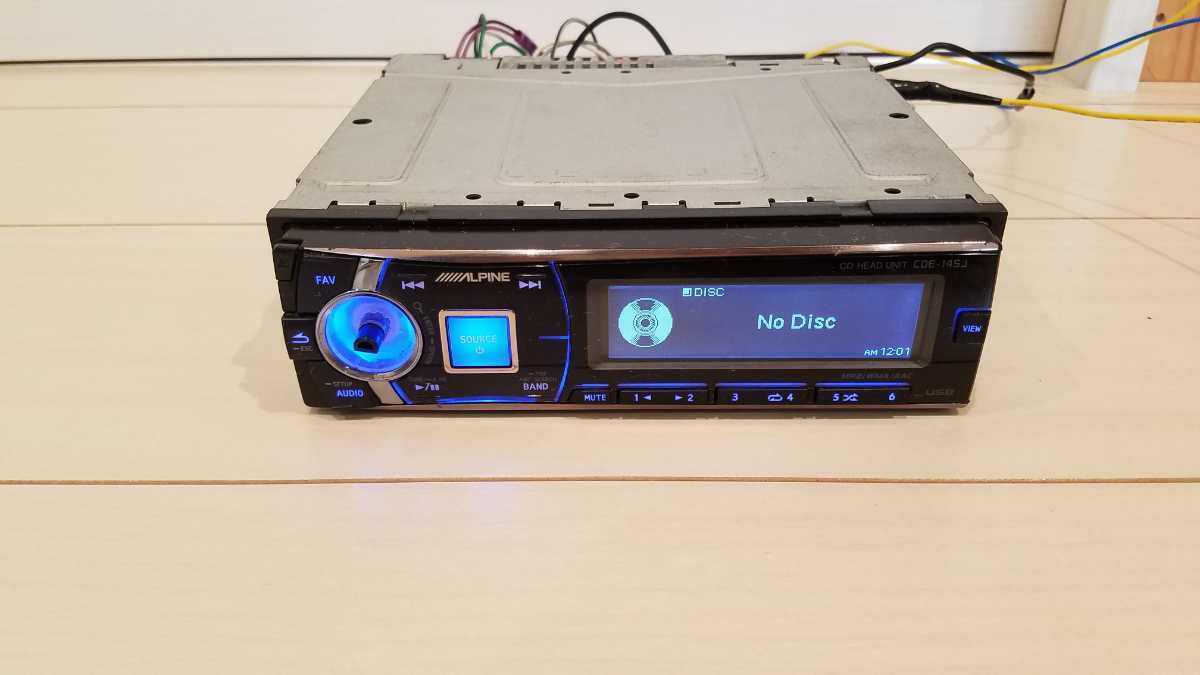 ALPINE アルパイン CDE-145J CD MP3 WMA USB
