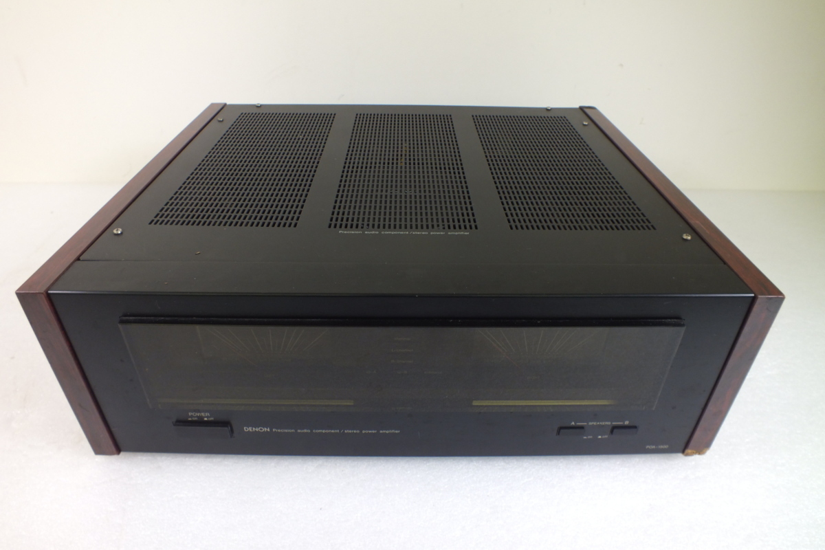 DENON デノン POA-1500 ステレオパワーアンプ現状渡し品 公式
