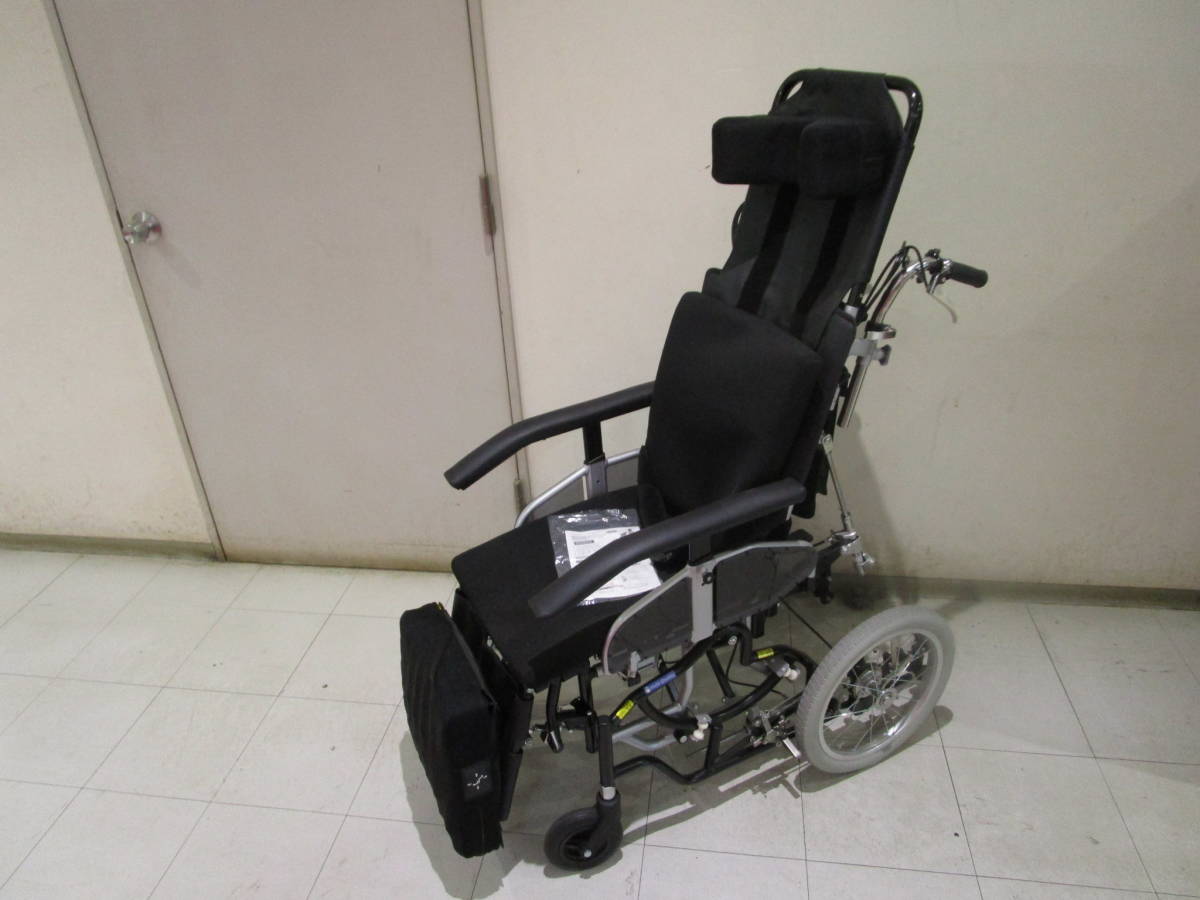 F527☆NISSIN 日進医療器 トライアングルティルト式介助用車椅子 
