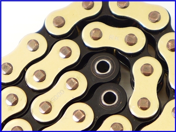 RK | - ゴールド アールケーチェーン RKジャパン JAPAN Webike ウェビックガレージセール Chain 749R S良品♪2006年 GCレーシング TAKASAGO アールケー・ジャパン株式会社 (ブラック