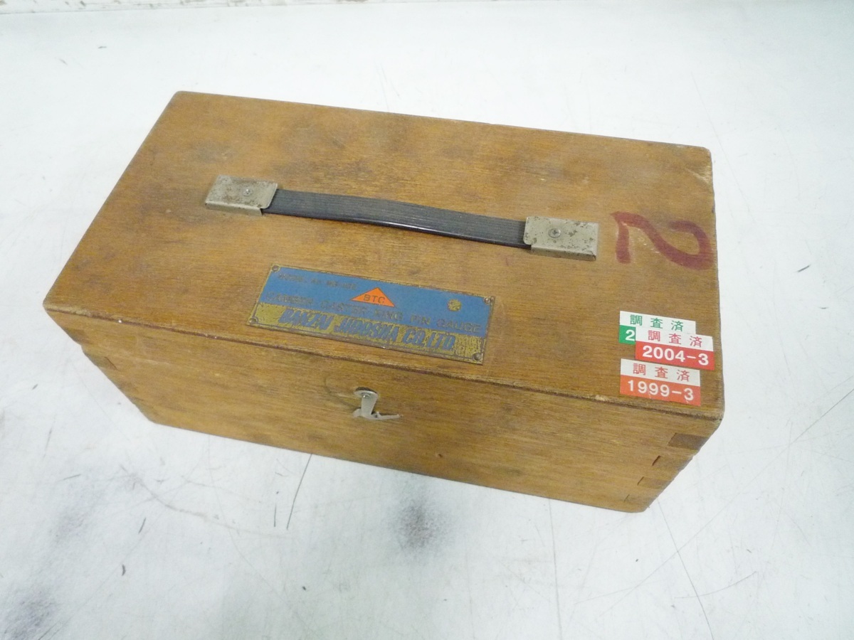 ○ キャンバー・キャスター・キングピンゲージ バンザイ 萬歳自動車 MB-40E 自動車整備 認証工具 測定器 計測器 BTC バンザイ MB-40E  キャンバーキャスター ＭＢ 動作返品保証バンザイＭＢ-４０Ｅ キャンバーキャスターキングピンゲージ大型車用アタッチメント付き