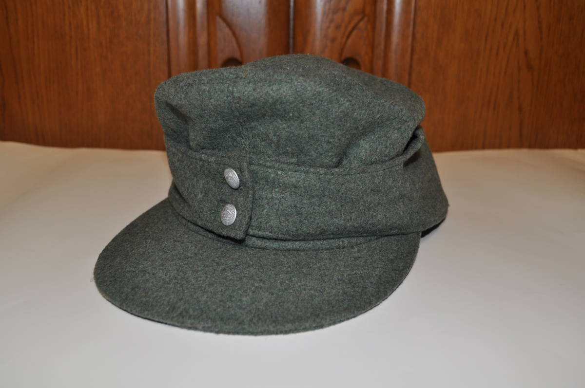 送料無料】WW2 ナチス ドイツ軍 M43 陸軍 規格帽 フィールドグレー 緑