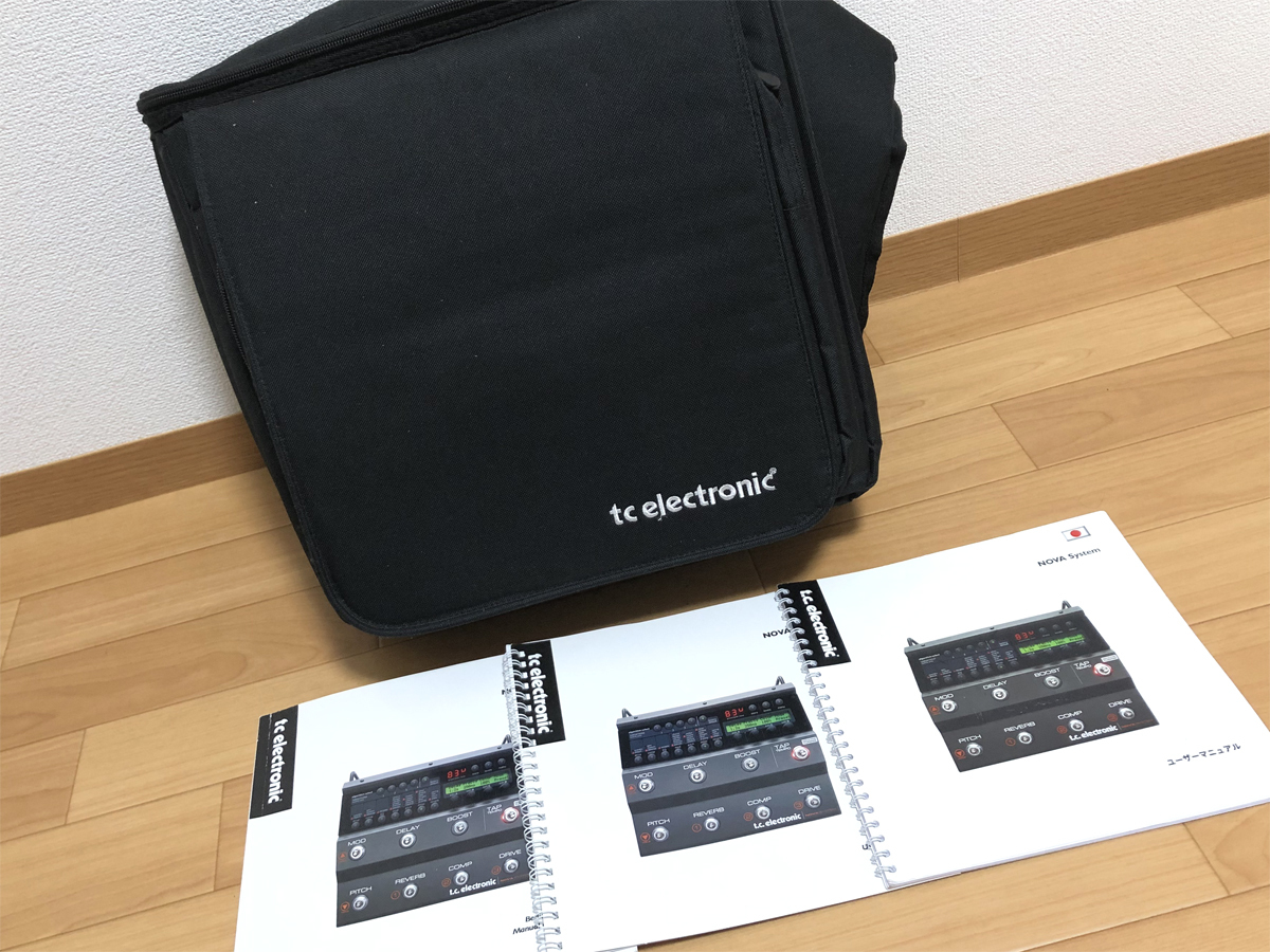TC Electronic [Nova system] 純正ソフトケース付き TC Electronic NOVA SYSTEM 専用バッグ付き TCエレクトロニック ノヴァ