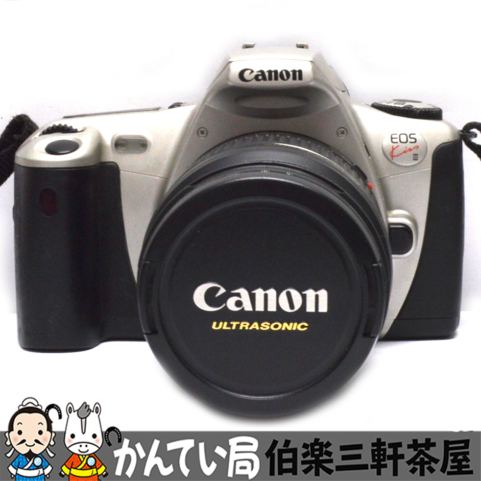  CANON キャノン EOS KissⅢ レンズセット 現状販売 動作未確認(キヤノン)｜売買されたオークション情報、yahooの商品情報をアーカイブ公開 - オークファン マニュアルフォーカス