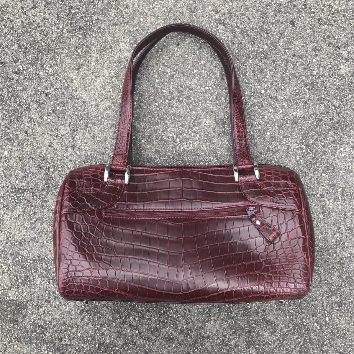 グレ クロコダイル ハンドバッグ 黒 GRES JRA 極美品✨ 美品タグ付き 
