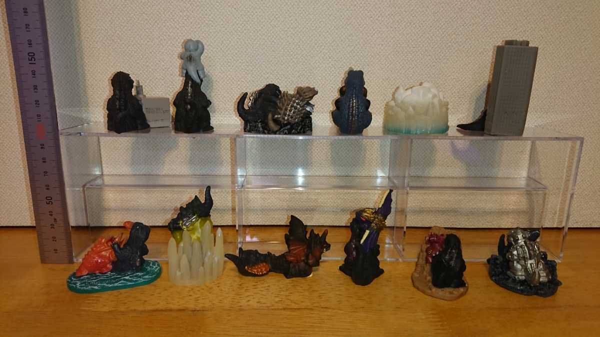 全12種セット ゴジラ激闘集！ ディフォル名鑑 / 指人形 ソフビ