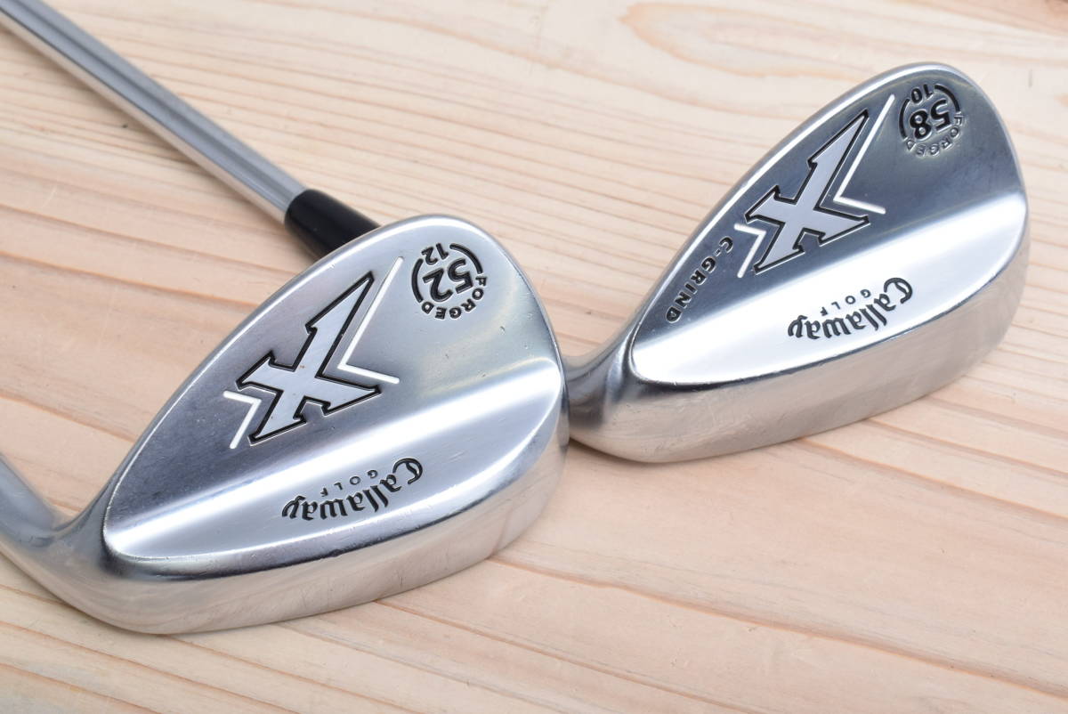 限定セール，SALE 程度良好 2本セット キャロウェイ X FORGED ウェッジ 52&deg; 58&deg; 2本セット Dynamic Gold フレックス S300 エックス フォージド(キャロウェイ)｜売買されたオークション情報、yahooの商品情報をアー 男性右きき用