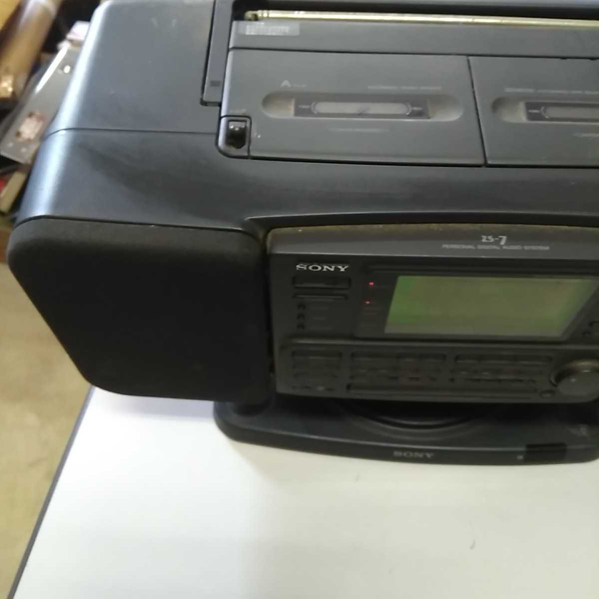 SONY ソニー パーソナルオーディオシステムZS-7 ラジカセ (CDカセット