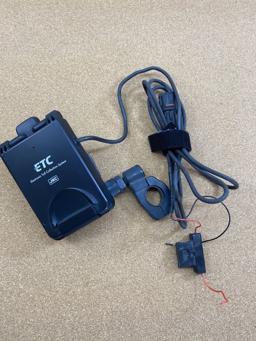 即決 バイク ETC アンテナ 一体型 日本無線 JRM-12 セットアップ済 ETC