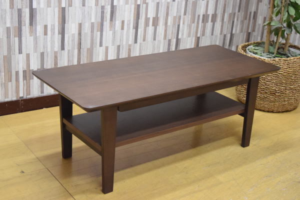 売切 1円スタート 送料無料】F0305A天然木105cm幅 棚付きセンター