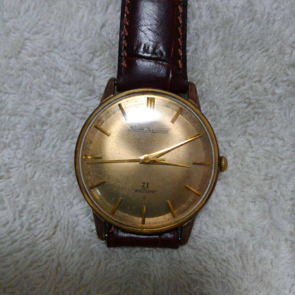 SEIKO スカイライナー 手巻き 腕時計 スカイライナー セイコー 手巻き 