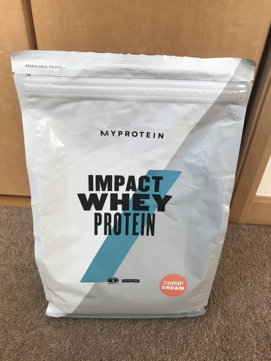 マイプロテイン インパクトホエイプロテイン ストロベリークリーム味　MYPROTEIN 2.5kg_1