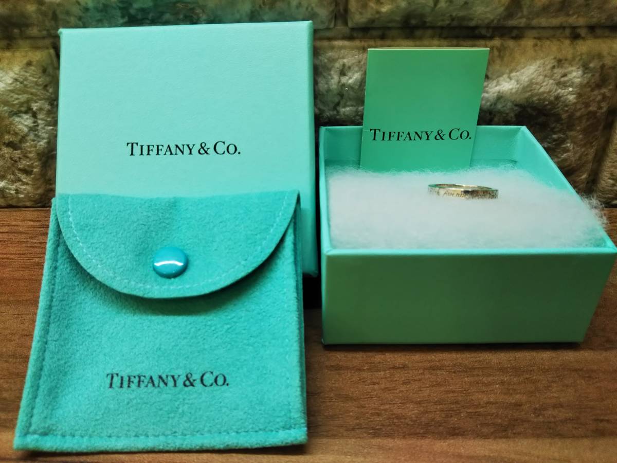 550】Tiffany 727 Fifth Avenue New York 10022 リング 総重量 2.41g 12号