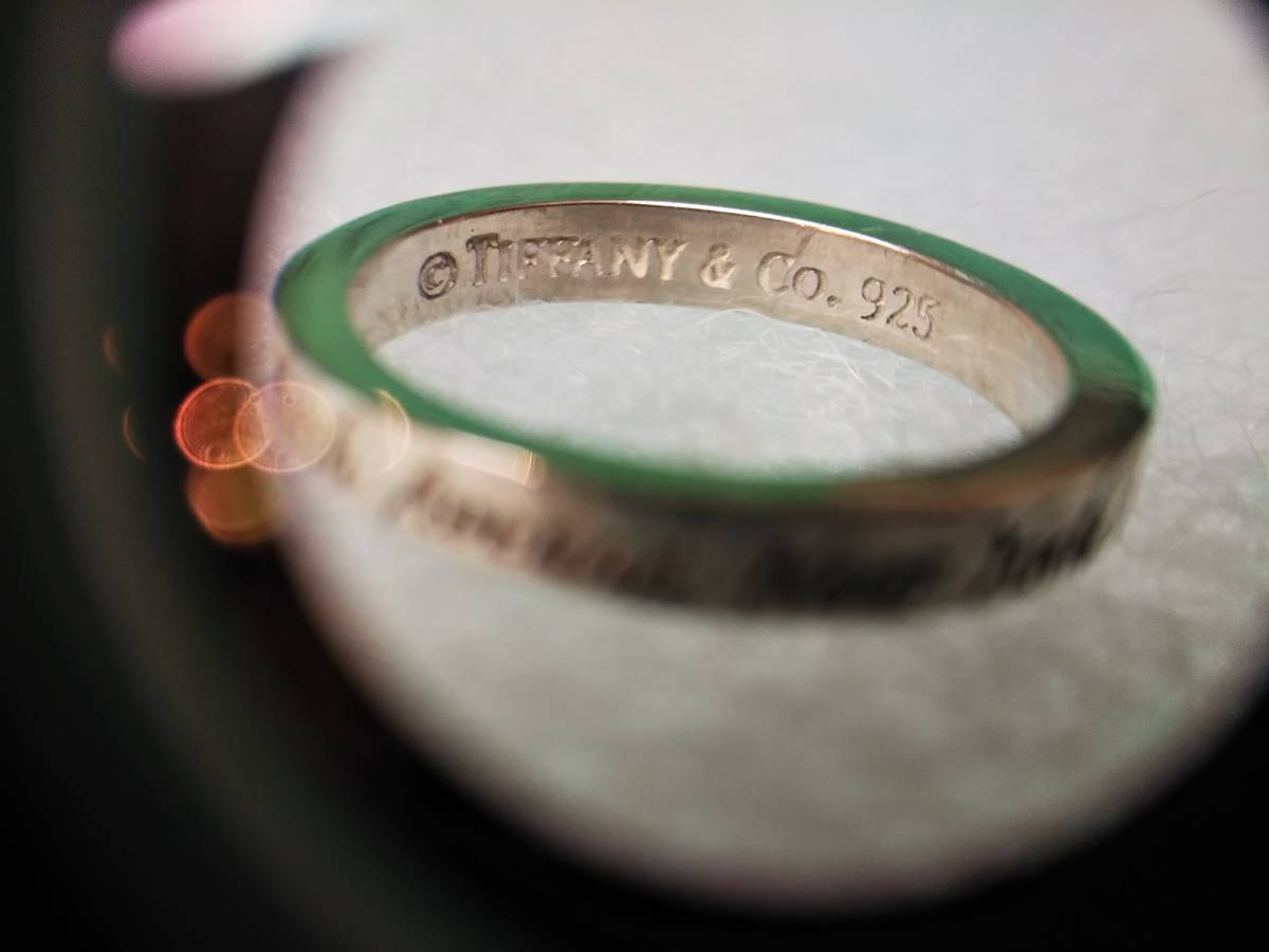 550】Tiffany 727 Fifth Avenue New York 10022 リング 総重量 2.41g 12号