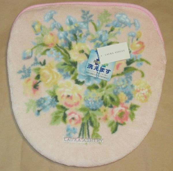 送料込み ★ ローラアシュレイ ★ トイレ ふたカバー ★ チャールベリー （ピンク） ★新品 _1