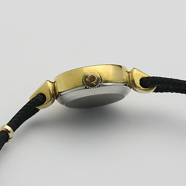 1円☆アンティーク◎正規【OMEGA/オメガ】手巻き カットガラス スイス
