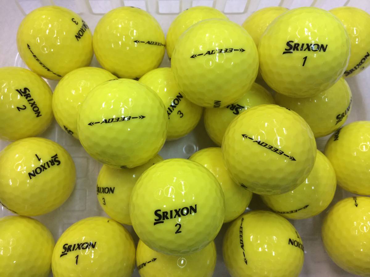 ゴルフ SRIXON AD333 PASSION YELLOW ゴルフボール