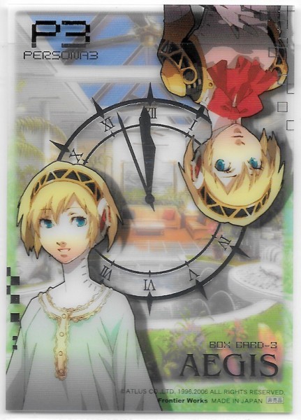 P3 ペルソナ3 トレカ【 アイギス 】BOX CARD - 3 / アトラス ATLUS