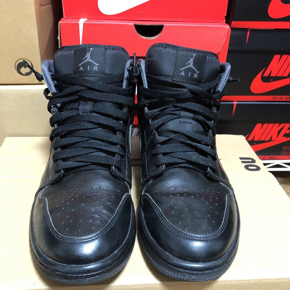 エアジョーダン1 ナイキ AIR トリプルブラック MID 0 ミッド 