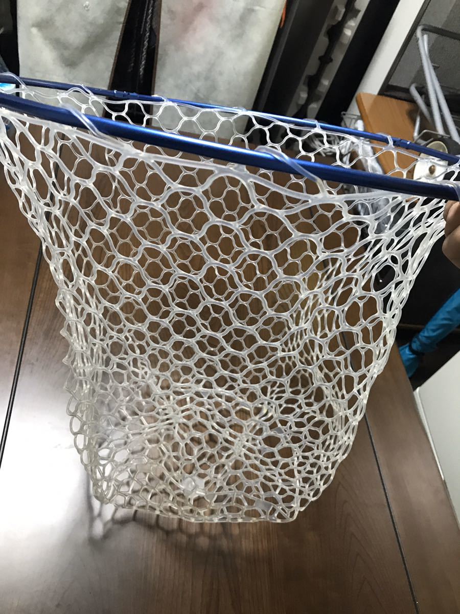 | プロックス ラバーランディングネット プロックス(PROX) ラバーコートランディングネット ラバーフォールディングネットEX 19型 ［別途送料1100円 15型&frasl;ネット ラバーランディングネット(15型・19型) ラバーコートランディングネット２０型 20型(柄ブルー枠オレンジ スペアラバーコーティングネット オーバル型 ｵｰﾊﾞﾙ&frasl;35 PX81820BO