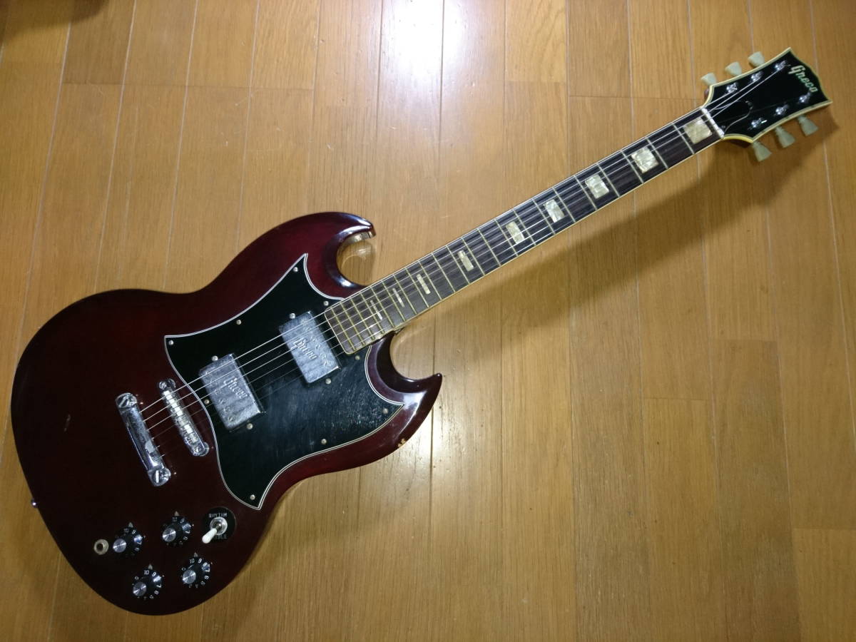 Greco SGエレキギター マツモク製 グネコ期 ハードケース付き Greco