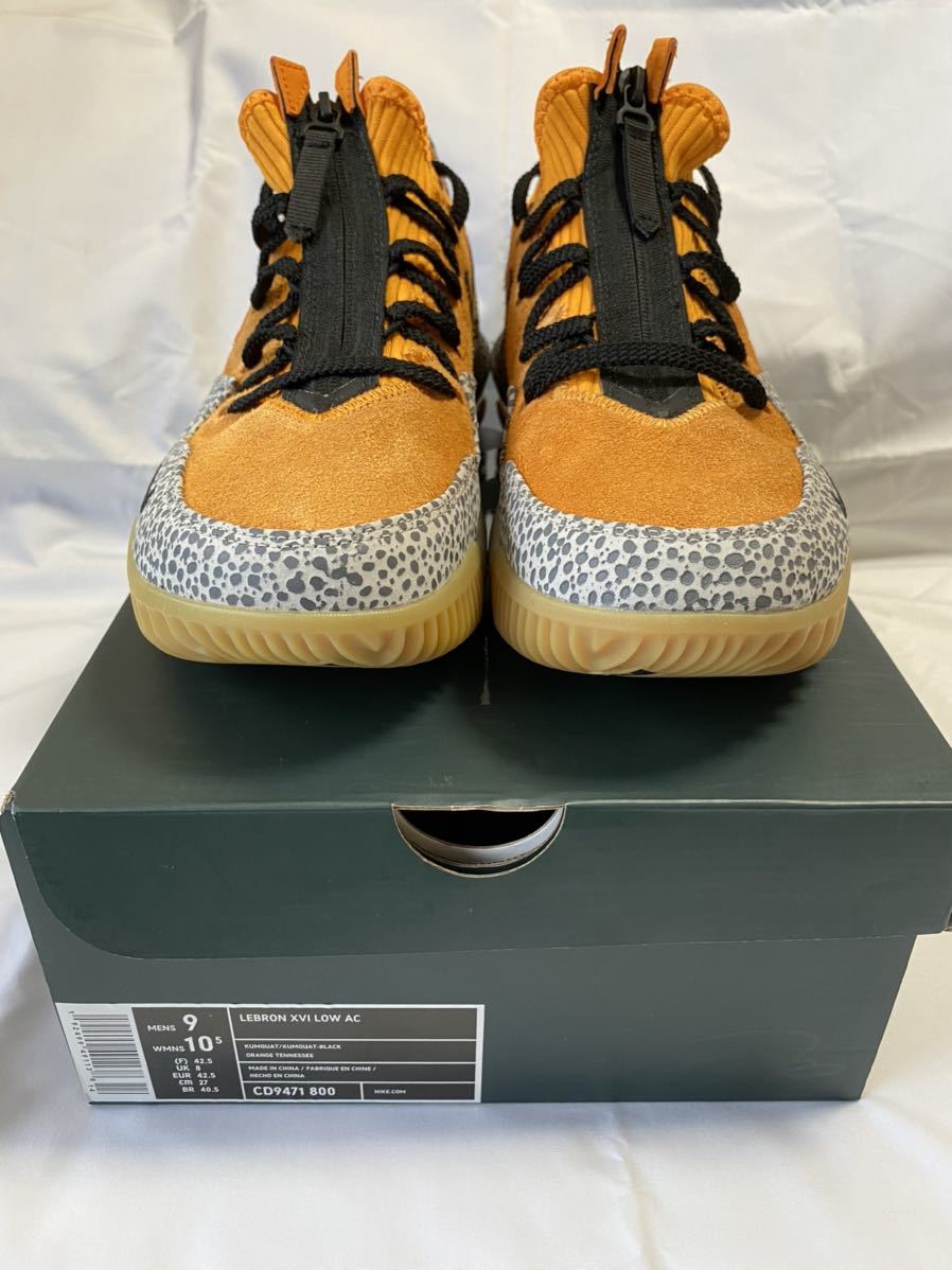 レブロン16 low サファリ 27.0 0 LOW NIKE SAFARIの通販 XVI NBAの超