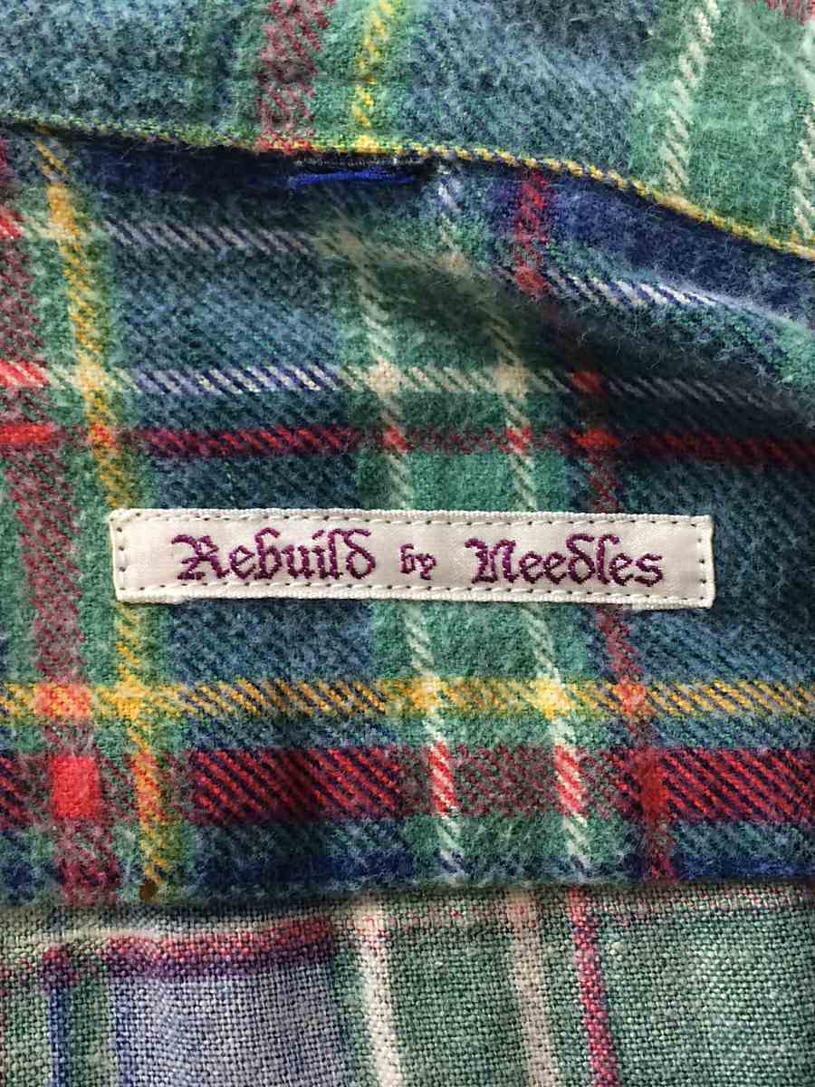 rebuild BY NEEDLES×MIYAGIHIDETAKA RIBBON WIDE SHIRT 公式通販