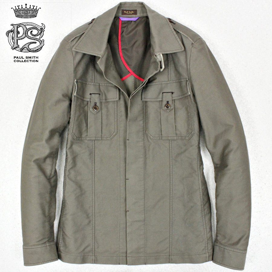 希少☆ Paul Smith Collection ミリタリージャケット L 参考定価￥60，500- 美品 最高峰！PAUL SMITH COLLECTION ポールスミス