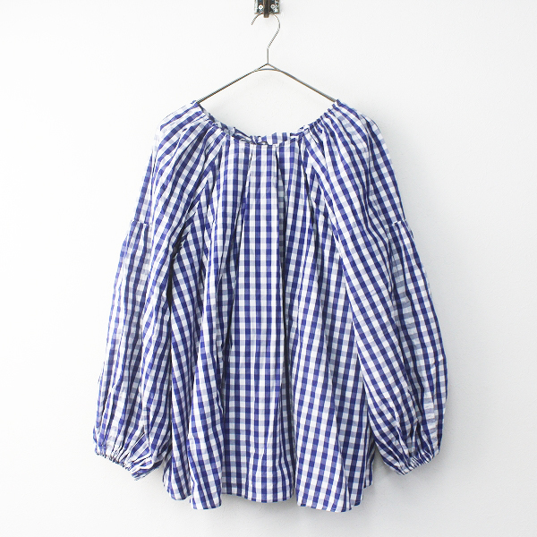 RosyMonster ロージーモンスター wing ribbon blouse ギンガムチェック