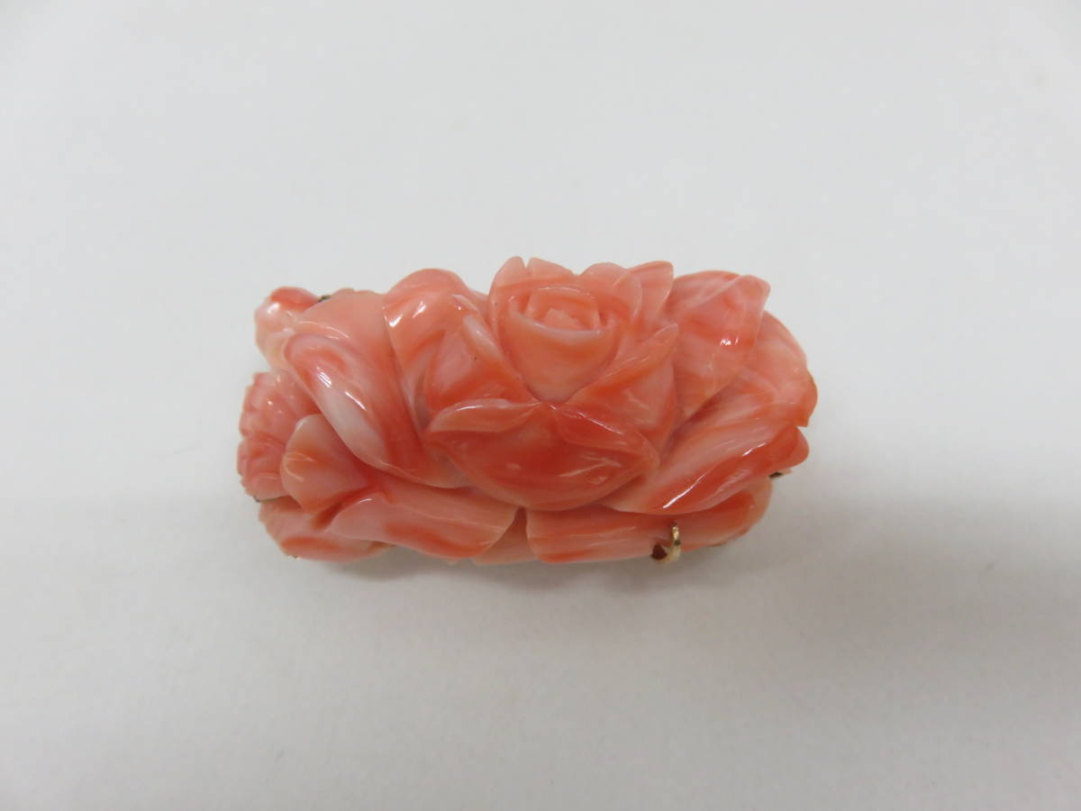 帯留め 珊瑚の帯留め(美品) 珊瑚 SILVER ピンク｜Reizm(リズム) 帯留の 