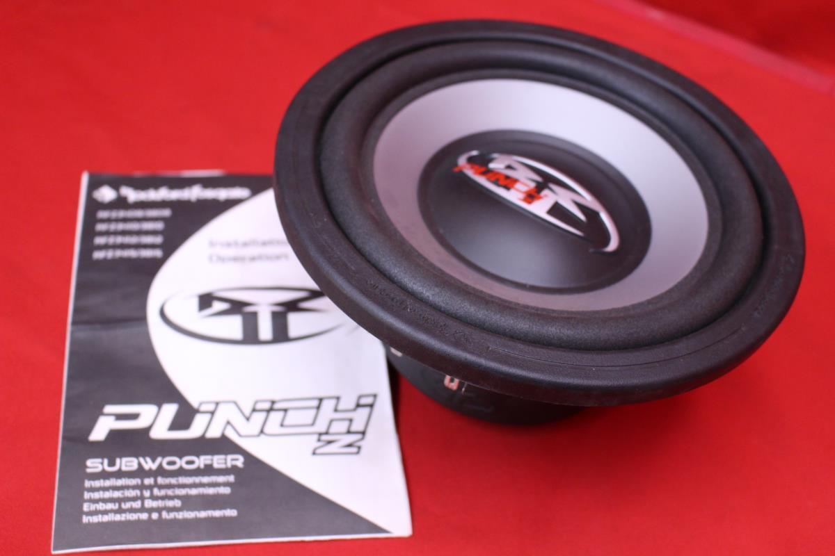Rockford Fosgate PUNCH Z RFZ3408 2個 Rockford Fosgate Punch Subwoofer HE RFP3408 Foam - ROC8-Bulk