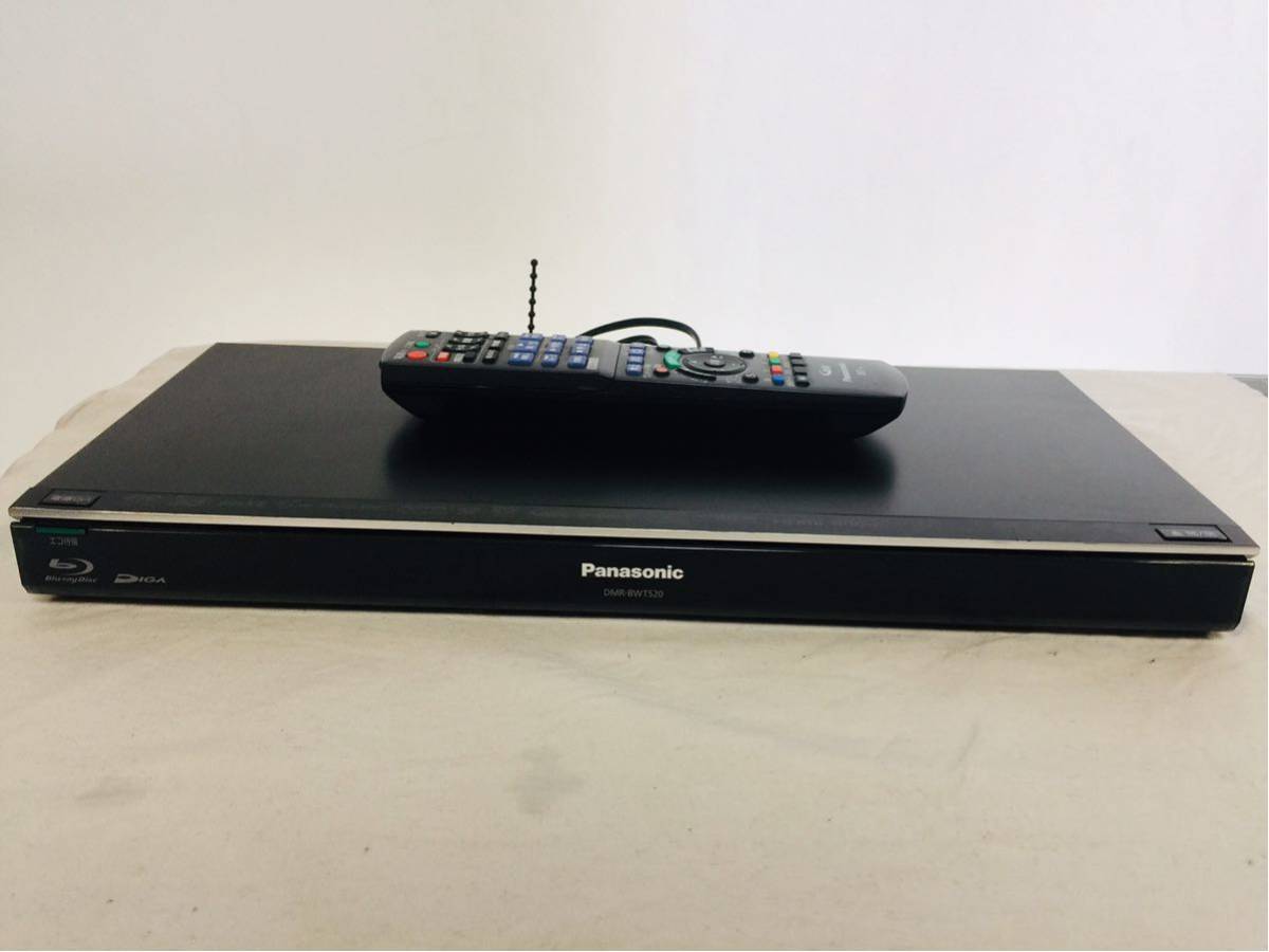 2012年製 Panasonic ブルーレイディスクレコーダーDMR-BWT520 リモコン