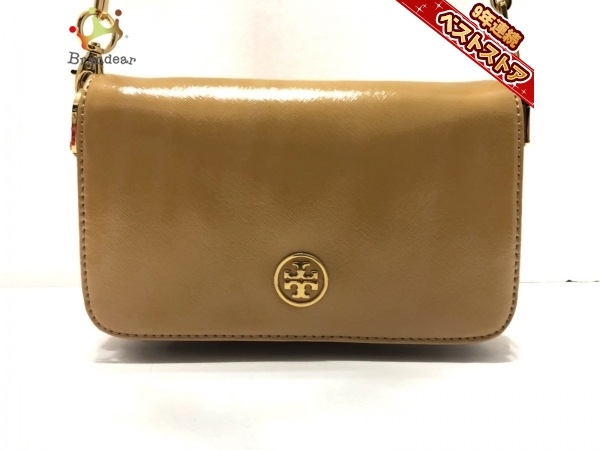 トリーバーチ ジェミニリンク ショルダーバッグ パテントレザー 斜 