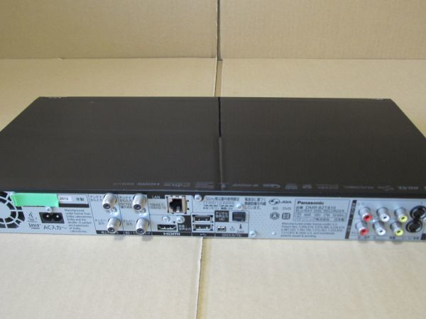 Panasonic DMR-BZT810 ブルーレイレコーダー 新品リモコン B-CASカード